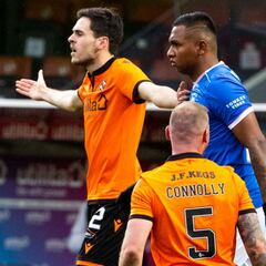 Alfredo Morelos recibe elogios de Mark Connolly, defensa que agredió