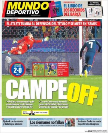 Portadas de la prensa mundial