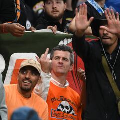 Joey Barton joins Marseille fans to watch Tottenham match