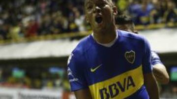 Fabra abrió la cuenta de la victoria de Boca ante Cali.