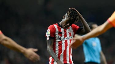 Nico Williams, con el Athletic.