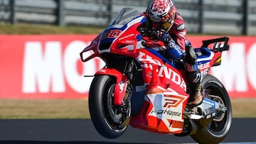 Takaaki Nakagami sustituye a Luca Marini en el box oficial de Honda en MotoGP.