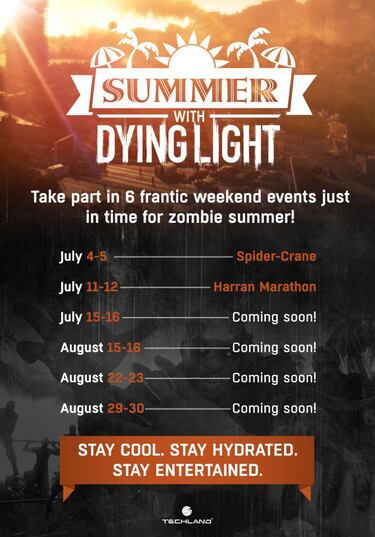 Dying Light nos ofrece eventos para todo el verano