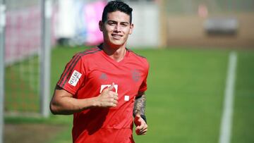 James ya entrena con el Bayern Múnich en Säbener