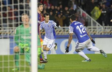 2-0. Juami celebró el segundo gol.