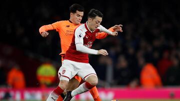 Lluvia de goles y reparto de puntos entre Arsenal y Liverpool