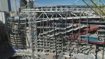 El Real Madrid quiere que el nuevo estadio Santiago Bernabéu esté listo para la temporada que viene. Descubre cómo siguen las obras que encaran la recta final.