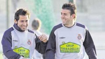 <b>EN EL ONCE. </b>Tamudo y Luis García vuelven al equipo tras cumplir su partido de sanción.