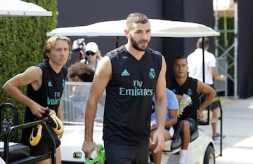 Benzrma y Modric.