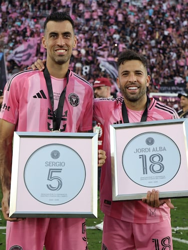 Retiro de campeones: Inter Miami despide a Busquets y Alba en lo más alto