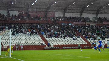 Estadio Carlos Belmonte de Albacete.