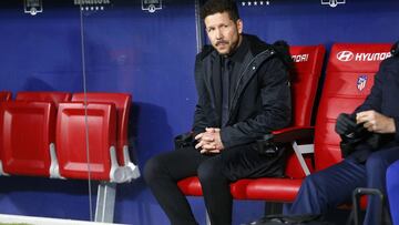 Simeone, entrenador del Atlético.