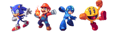 Los personajes de Smash Bros en estilo Pixel Art