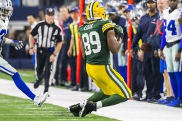 Oakland Raiders sabe que tiene en Derek Carr su mayor potencial por eso hay que rodearle de talento. Jared Cook llega de los Packers donde acabó siendo una amenaza muy importante, especialmente, em la red zone. El ataque de los Raiders será digno de verse el año que viene.
