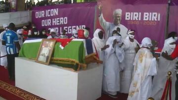 El funeral de Biri-Biri en Gambia.