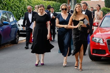 Invitados en la boda de David Summers y Christine Cambeiro en Madrid.