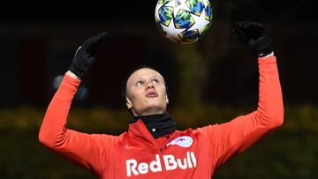 Erling Haaland se entrena en Austria.