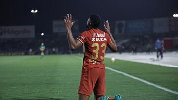 Diogo de Oliveira festeja su gol en contra de los Bravos de Juárez en la Jornada 12 del Clausura 2022.
&lt;br&gt;&lt;br&gt;

durante el partido FC Juarez vs Pumas UNAM, correspondiente a la jornada 12 del Torneo Clausura Grita Mexico C22 de la Liga BBVA MX, en el Estadio Olimpico Benito Juarez , el 02 de Abril de 2022.