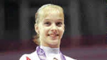<B>CONDICIONES.</b> Elena Gómez, es una de las gimnastas con calidad suficiente para defender el cuarto puesto español del pasado Mundial.