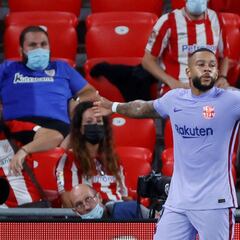 1x1 Barcelona: Memphis ruge más que nadie en San Mamés