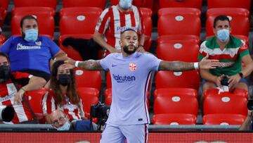 1x1 Barcelona: Memphis ruge más que nadie en San Mamés