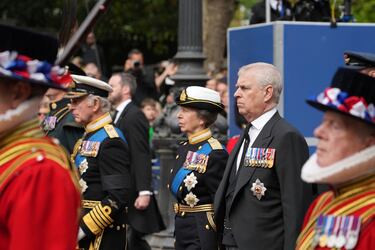 Why didn’t Princes Harry and Andrew wear military uniform at the Queen’s funeral?