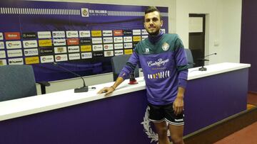 26/10/16 REAL VALLADOLID ENTREVISTA JOAN JORDAN
ENVIADA.NACHO.BAILADOR.