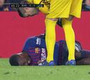 El momento de la lesión de Dembélé que preocupó a todos