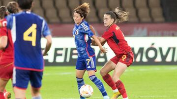 María Perez, jugadora del Barça B, debutó con la Selección española absoluta.