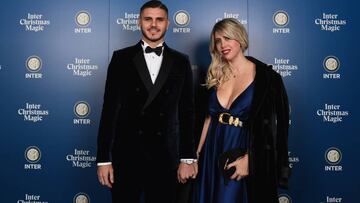 Mauro Icardi y Wanda Nara, en una imagen de archivo.