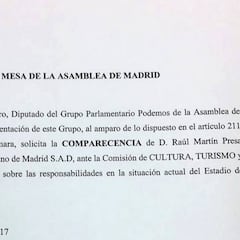 Podemos pide comparecer a Presa y la Comunidad para tratar el estado y el cierre de Vallecas