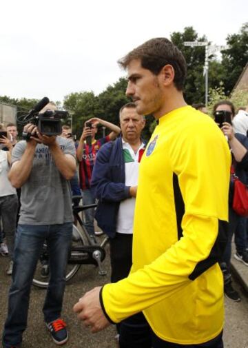 Primera sesión de Casillas con el Oporto