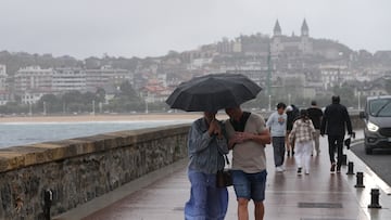 AEMET vaticina hasta cu¨¢ndo durar¨¢ la lluvia y el fr¨ªo