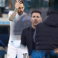 El audio de Simeone al Mono tras la debacle: incluso compara a Messi con Cristiano