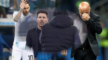 El audio de Simeone tras la debacle: compara a Lio y CR7