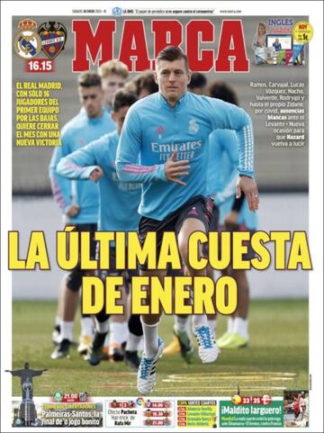 "Tridente 2021"... las portadas deportivas de hoy