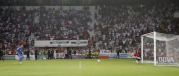 Elche-Real Madrid. 2-1. Cristiano Ronaldo anota el segundo gol.