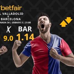 Real Valladolid vs. FC Barcelona: horario, dónde ver, pronósticos y clasificación