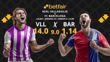Real Valladolid vs. FC Barcelona: horario, dónde ver, pronósticos y clasificación