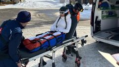 Marta Díaz sufre un accidente en la nieve y se rompe el ligamento cruzado: “Mi año ha sido horrible”