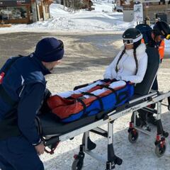 Marta Díaz sufre un accidente en la nieve y se rompe el ligamento cruzado: “Mi año ha sido horrible”