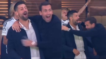 La reacción de Djokovic al golazo de Valverde que se hizo viral