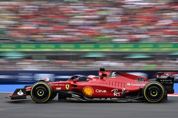 El piloto monegasco de Ferrari, Charles Leclerc.