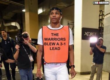 Westbrook y su peto.