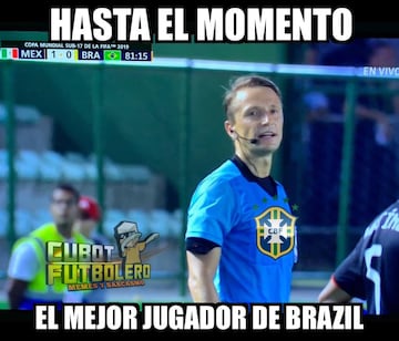 Los memes lloran la derrota de México ante Brasil