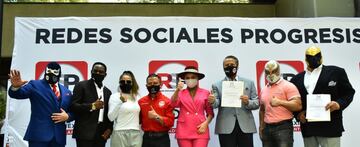 El luchador buscará ser candidato de Redes Sociales Progresistas a alcalde de Venustiano Carranza en la Ciudad de México.