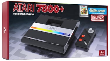 Así es la Atari 7800+, la nostálgica réplica de la consola clásica de finales de los años ochenta