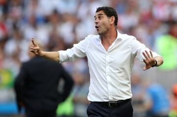 El seleccionador español Fernando Hierro. 