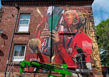 Missy Bo Kearns, starring for Liverpool's women's team.