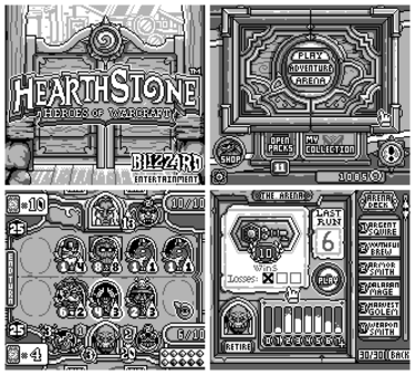 Así de retro se ve Hearthstone en Gameboy
